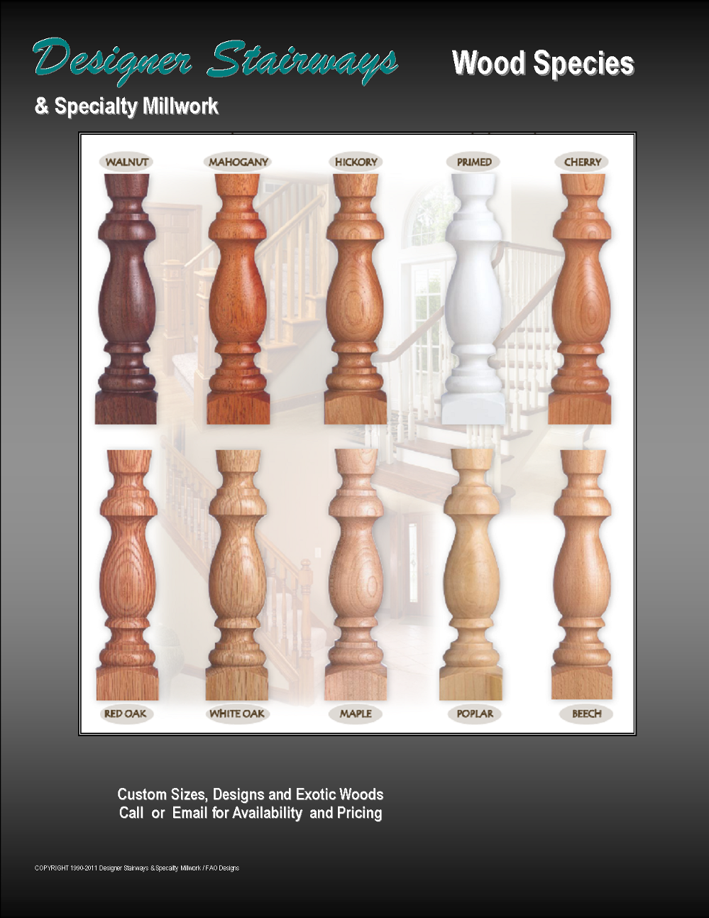 wood balusters